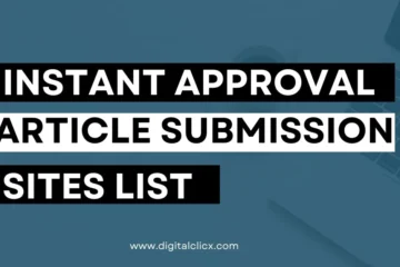 Instant Approval Article Submission Sites List: A Smart SEO Strategy for 2025